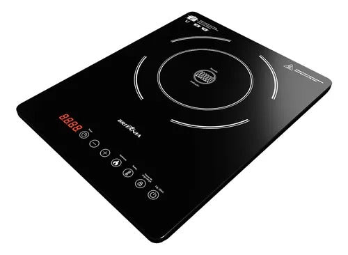 Fogão Cooktop De Indução Britania Bct14p 1 Queimador Bivolt Fogão Cooktop De Indução Britania Bct14p 1 Queimador Bivolt